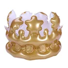 Inflatable Crown Crown Children's Headwear Toys, Birthday Hats, Ball Party Decorations and Projects