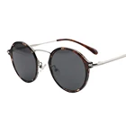 MS012 wholesale vintage retro metal round shades designer sun glasses