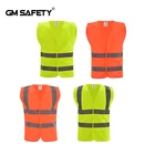 Lattice Reflective Vest Fluorescent Yellow Safety Warning Clothing