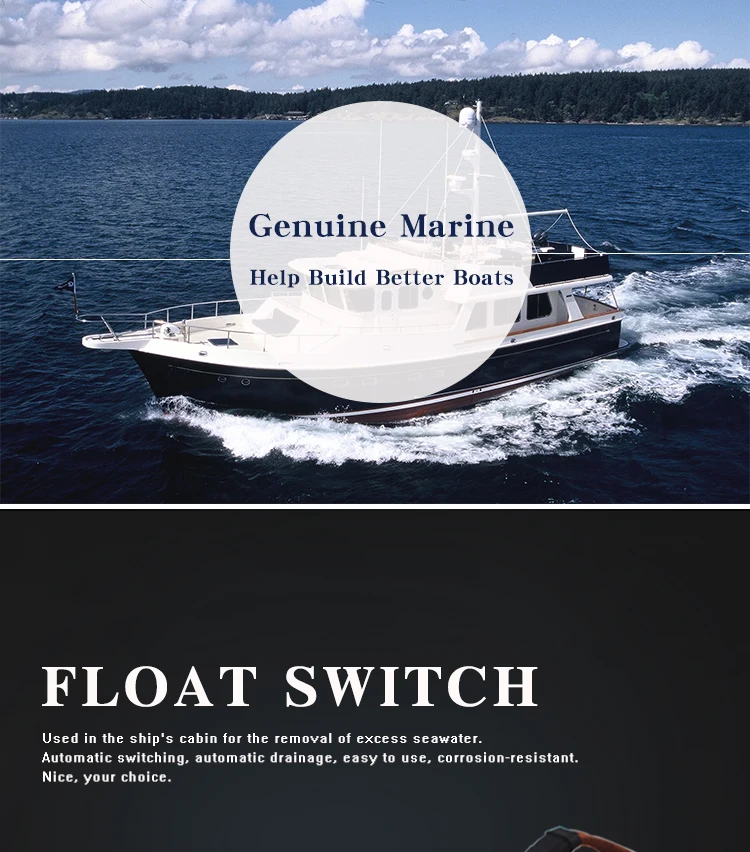 Genuine Marine boat RV Car Motorhome Caravan Semiautomatic Bilge Pump Floating Switch
