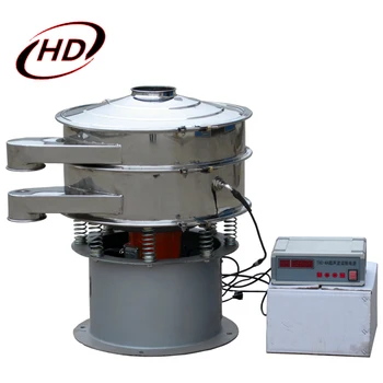 Mechanical ultrasonic round sieve screener vibrating screen