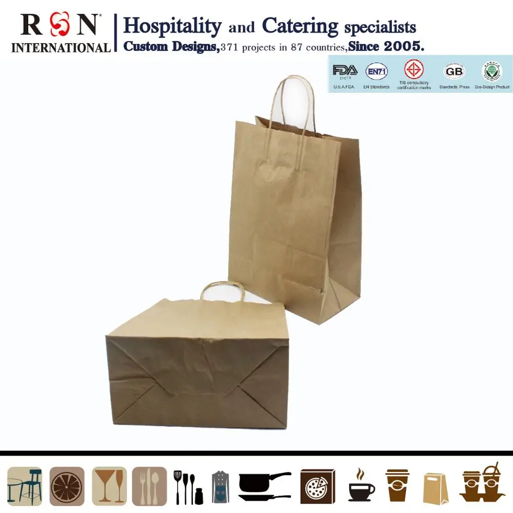 brown kraft paper bags shopping carry bags craft brown paper