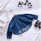 2018 autumn kids clothing girls baby cowboy bat sleeve jacket child coat