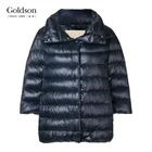 Chinese OEM Clothing Manufacturer Shiny Soft Shell Down Jacket For Women