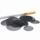 Reusable stainless steel / brass / titanium pipe screen for smoking and bongs
