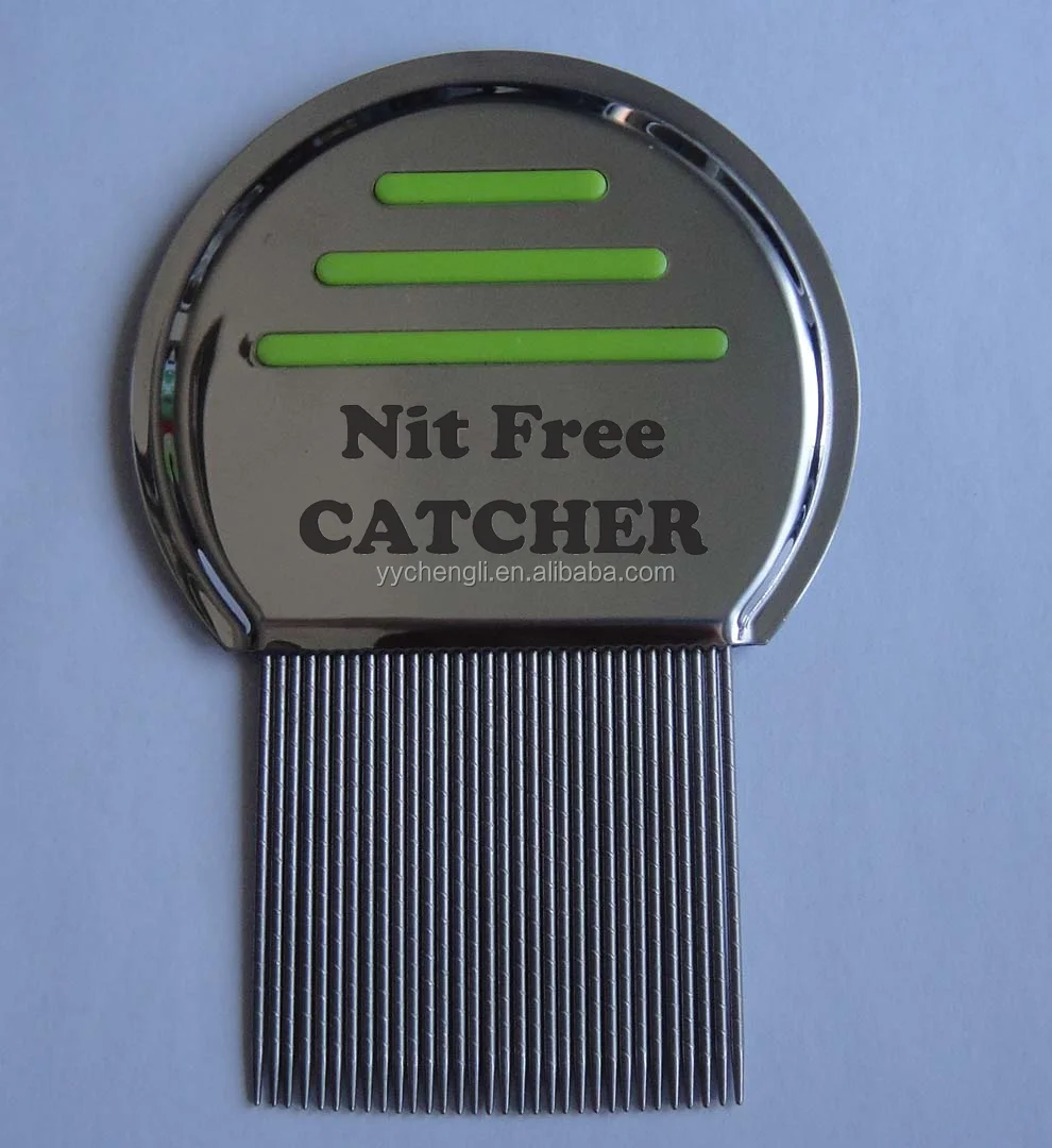 nit free stainless steel lice comb with stripe grooves most