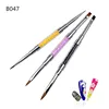 1pcs Professional Acrylic UV Gel Crystal Rhinestone Flat Painting Drawing Lines Brush Pen DIY Salon Nail Tools b047