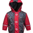 Wholesale Girl Suits Polar Fleece Kid wear PU Raincoat Child Outdoor Garment