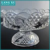 Multicolour beads crystal glass fruit plate fruit fight simple fashion Large flower shaped plates