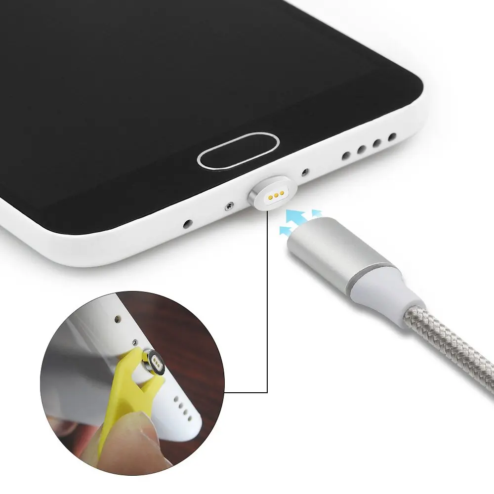 G-7 T5 best selling 3 in 1 Magnetic USB Cable Micro Type C and for iPhone Android mobiles Nylon Braided Fast Charing cable - ANKUX.COM