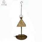 Amazon bestseller Antique High Quality Metal Cast Iron Hanging Wild Bird Feeder