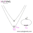 S-310 Xuping New Model Silver Gold Plated Fine Necklace+Earring Jewelry Women Earring Set