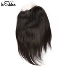 Indian Remy Temple Hair 100 Human Straight 360 Lace Frontal Piece Grade 9a Virgin Hair