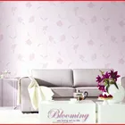 Hot Sales Pink Flowers Wallpaper Latest Design Vinyl Wall Paper