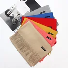 Cheap High Quality Girls Winter Women Pashmina Tassel Shawl Cashmere Scarf