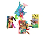 Cartoon Animal tail cloth book kids puzzle toys