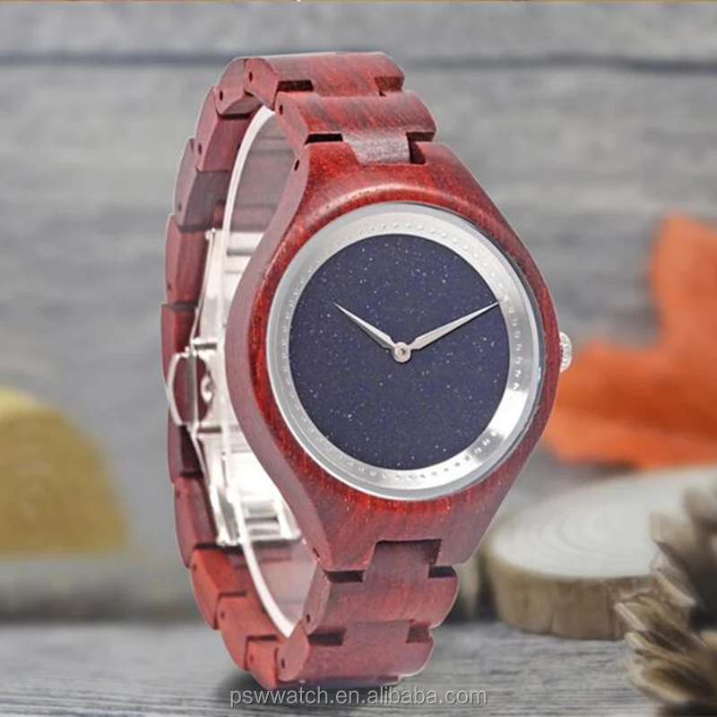 glass showcase watch wood delicate ladies wooden bracelet