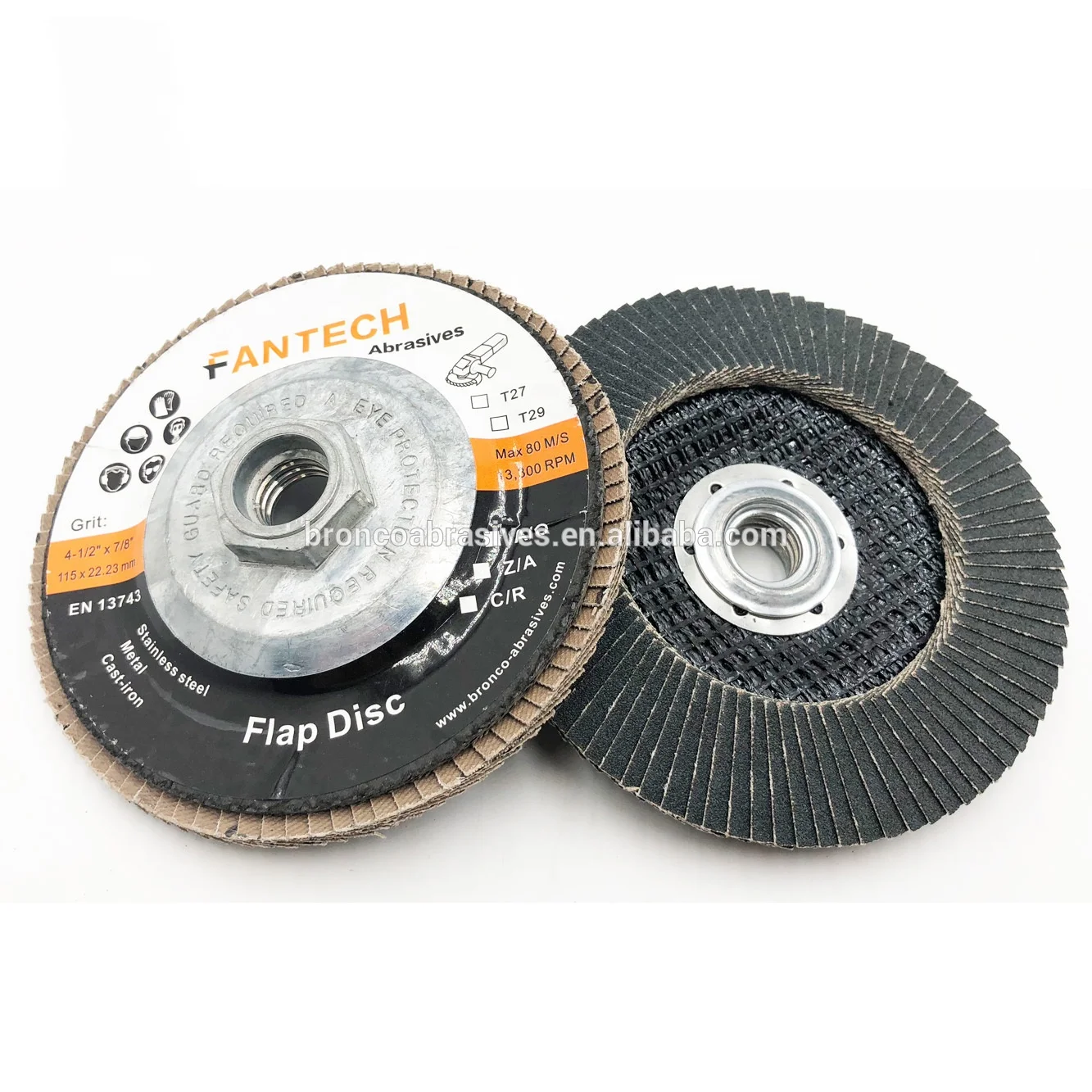 5/" Zirconia Resin Fiber Disc 60 Grit 5 inch Grinding /& Sanding Discs 200 Pack