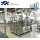 Automatic PET bottle water filling and labeling machine