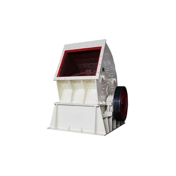 Glass bottle recycled crushed hammer mill crusher