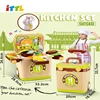 KITCHEN TOY suitcase with light &music charge mini fruits and vegetables toys