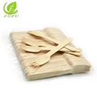 160mm Wood disposable fork China factory fork Flatware set