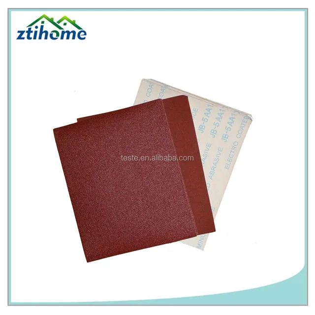 a4 size 230x280mm aluminum oxide emery cloth for furniture