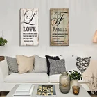 Original Personalized Love words Art Print on Wood
