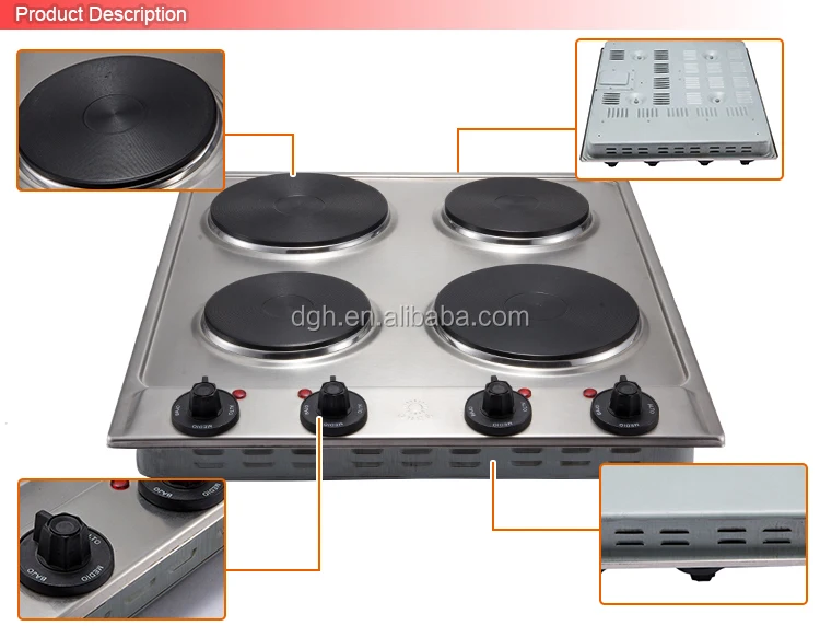 Brand Names Electric Appliances Table Top 4 Burner Electric Stove