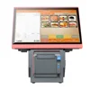modern dual screen point of sale pos system touch screen with free software and printer