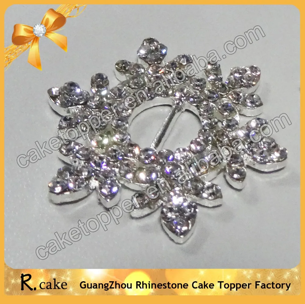 Elegant Silk Box Wedding Invitation With Purple Ribbon And Double Row Round Rhinestone Buckles Slider Ribbon Sparkle For
