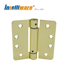 4 Inch Polished Brass Finished Spring Door Hinge