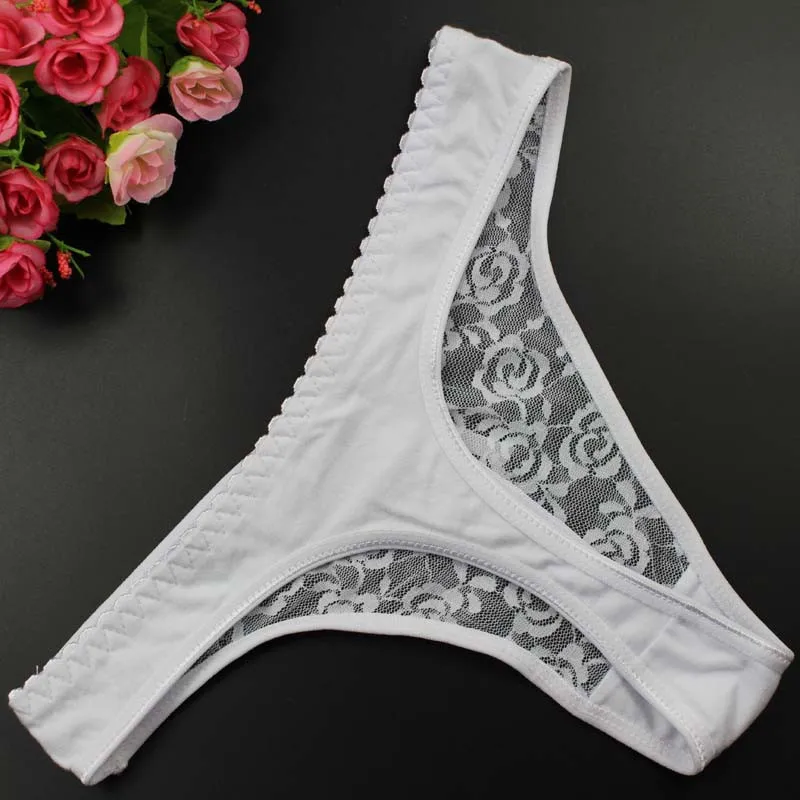 Stock 2016 bowknot transparent diamond Lace sey panties women underwear thongs bragas women panties sey underwear women briefs