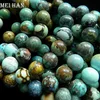Wholesale mineral 12-13mm Hubei raw turquoise semi-precious gemstone stone loose beads for jewelry making