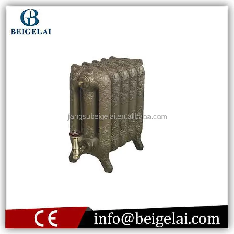 Portátil usado período de radiadores de ferro fundido para o sistema de aquecimento central com válvulas de bronze