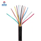 Multi-core Fluorine Plastic Insulation PVC Sheathed Wire Signal Control Cable