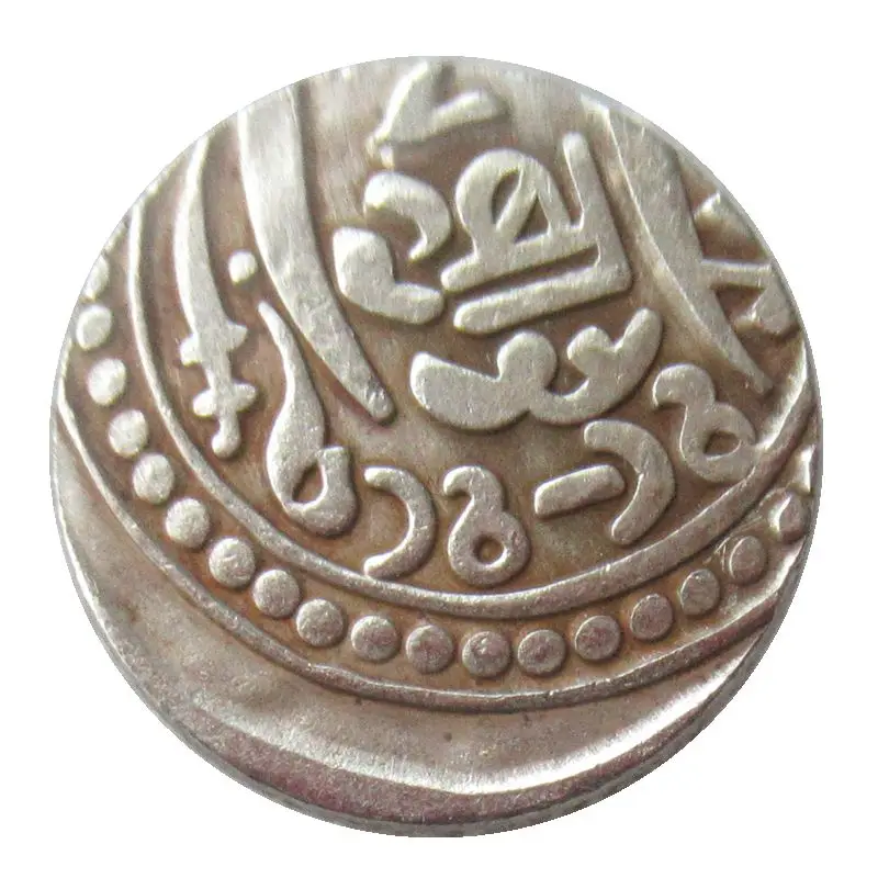 في (18) الهند القديمة الفضة مطلي الاستنساخ العتيقة العملات المعدنية القديمة