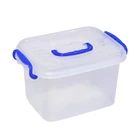Durable Hot Sales Transparent Kids Toy Lego Storage Box