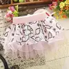 New Children Kids Girl's Wear Cute Baby Waist Bow Leaf Printed Layer Sweet Lovely Casual Party Skirt