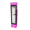 105L upright display freezer with dummy plate for fruit and vegetable