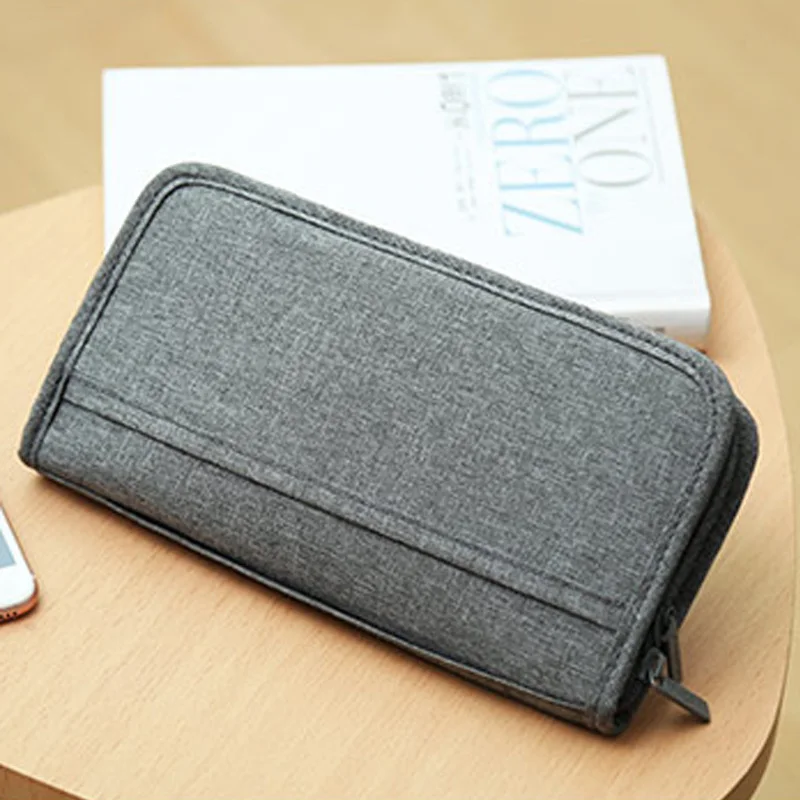 Travel Passport Cover Multifunction Wallet Document Organizer Cover Men Women Business ID Card Holder Case Wrist Strap PC0047 (9)