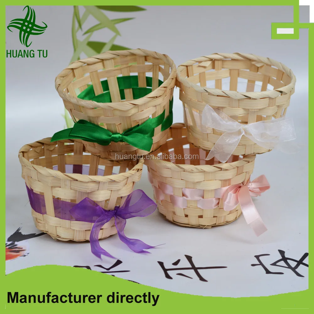 home / garden handmade bamboo basket , basket for easter gift