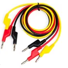 Bxon 100CM stackable 4mm banana plug test leads cable 18AWG