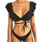 Solid Wholesale Bathing Suit 2019 Women Swimsuit Bikini Brazilian Set Sexy