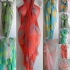 Sexy Women Pareo Dress Sarong Beach Bikini Swimwear Cover Up Long Scarf Wrap