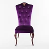 Quality promise Europe style crown classic royal imitated wood king chair