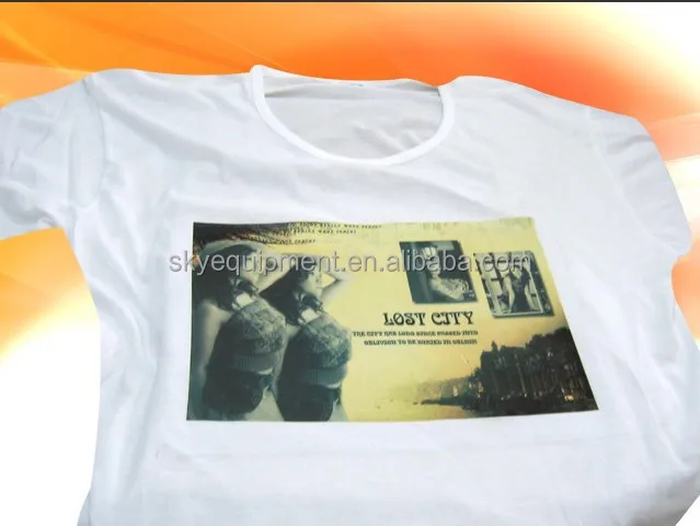 sublimation paper cap transfer t shirt with price