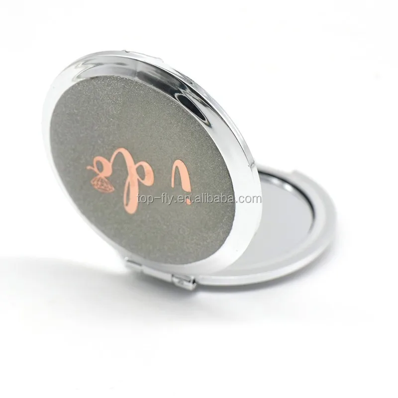 plastic high quality single sided cosmetic small pocket mirror
