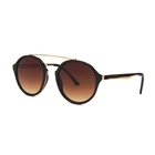 2019 Retro Classical Round Polarized Metal Sunglasses Sun Glasses Gradient Lens