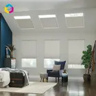 Hot sale battery automatic cellular shade solar powered honeycomb skylight